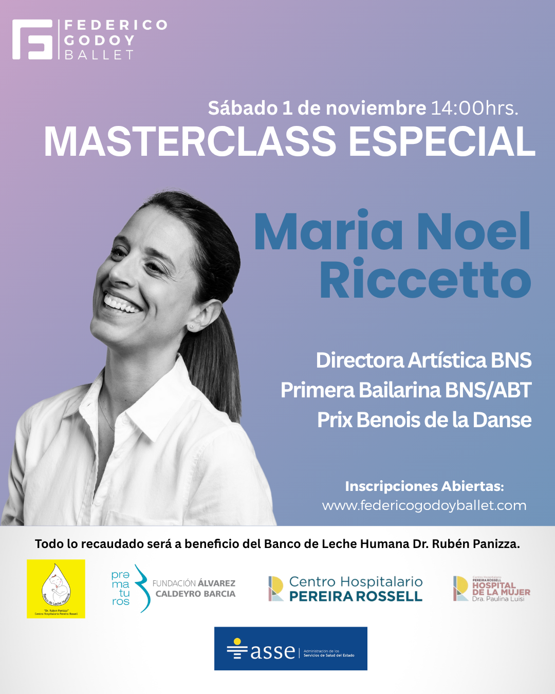 Masterclass Especial con Maria Noel Riccetto